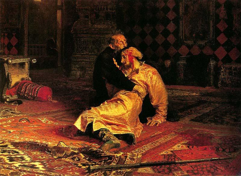 Ilya Repin Ivan the Terrible and his son Ivan on Friday, November 16